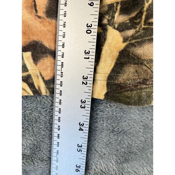 Men's Wrapid Bass Atlanta GA Realtree Camo Hunting Polo Shirt Size M Excellent - Picture 8 of 9